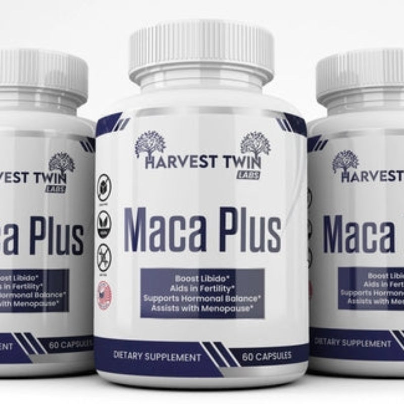 Harvest Twin Labs Maca Plus Dietary Supplement – 60 Capsules