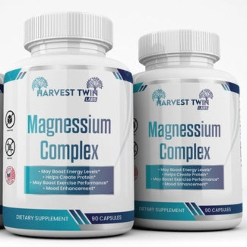 Harvest Twin Labs Magnesium Complex Dietary Supplement – 90 Capsules