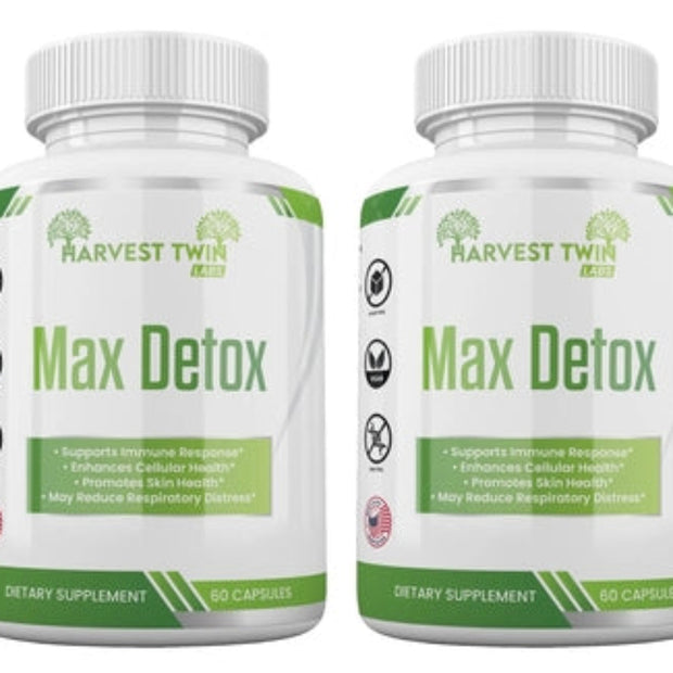 Harvest Twin Labs Max Detox Dietary Supplement – 60 Capsules