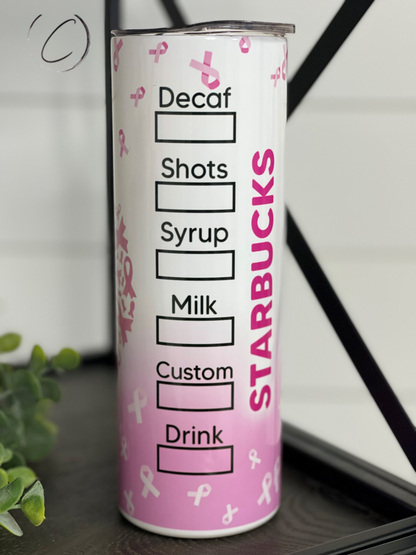 Pink Drink Starbucks 20oz Pink Tumbler