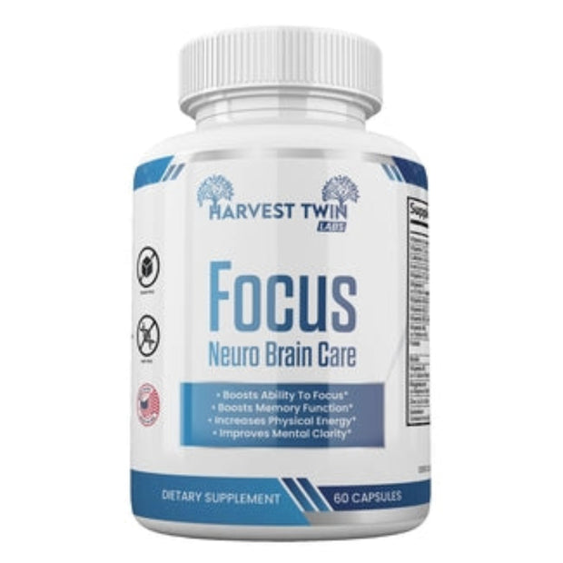 Harvest Twin Labs Focus Neuro Brain Care 60 Capsules