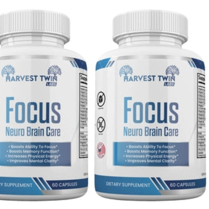 Harvest Twin Labs Focus Neuro Brain Care 60 Capsules