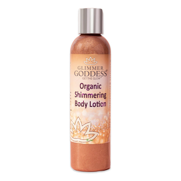 Lotion corporelle scintillante