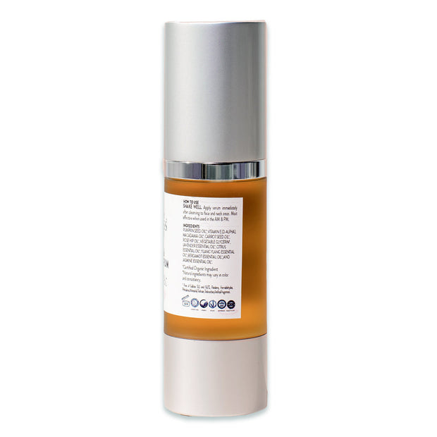 Suero orgánico de calabaza y vitamina E
