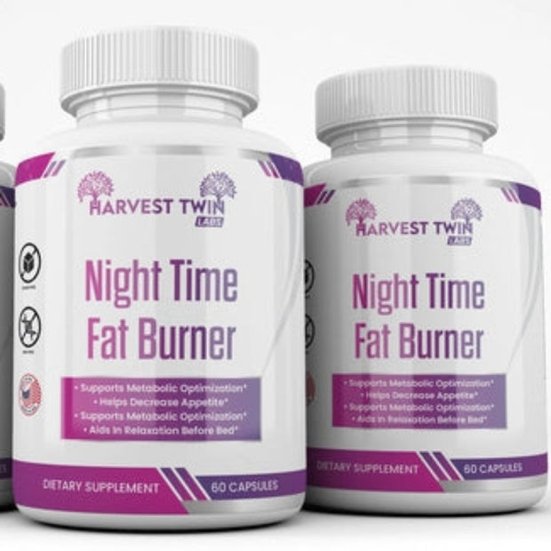 Harvest Twin Labs Night Time Fat Burner Dietary Supplement – 60 Capsules
