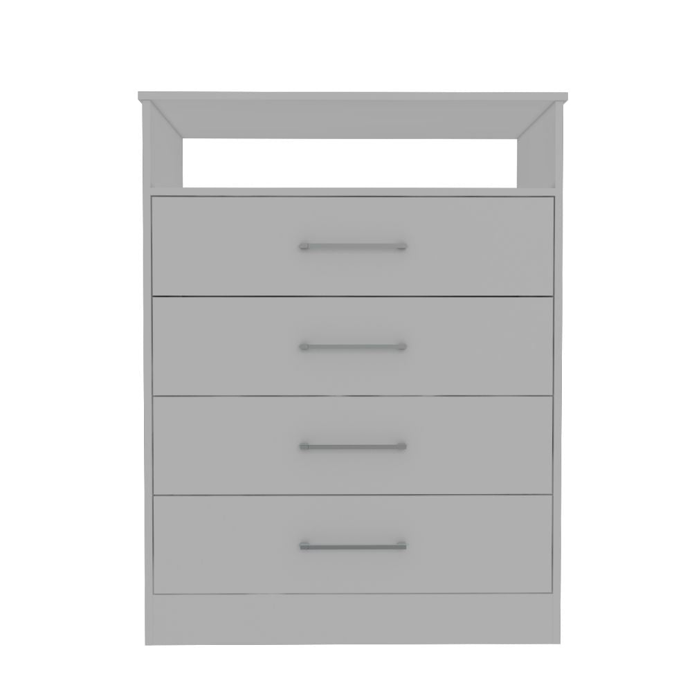 Dresser, Four Drawers, White Finish.