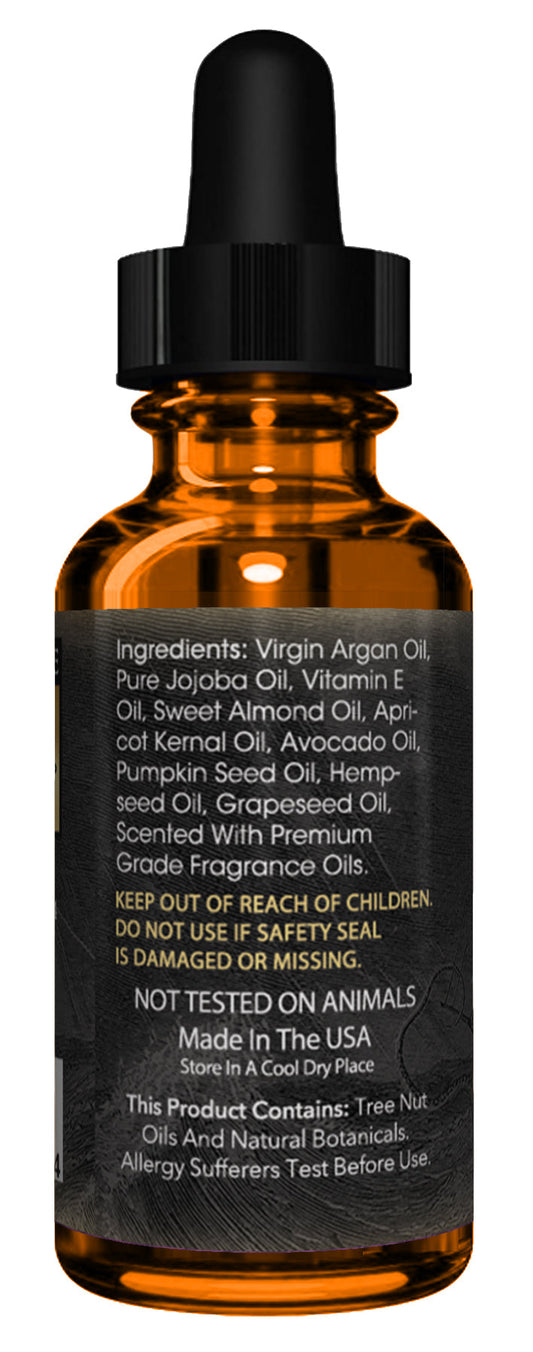 Beard Guru Premium  Rum Beard Oils 1 oz.