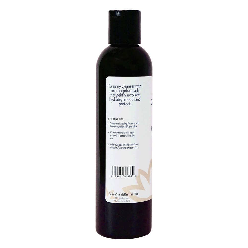 Limpiador orgánico con microperlas de aloe y ácido hialurónico