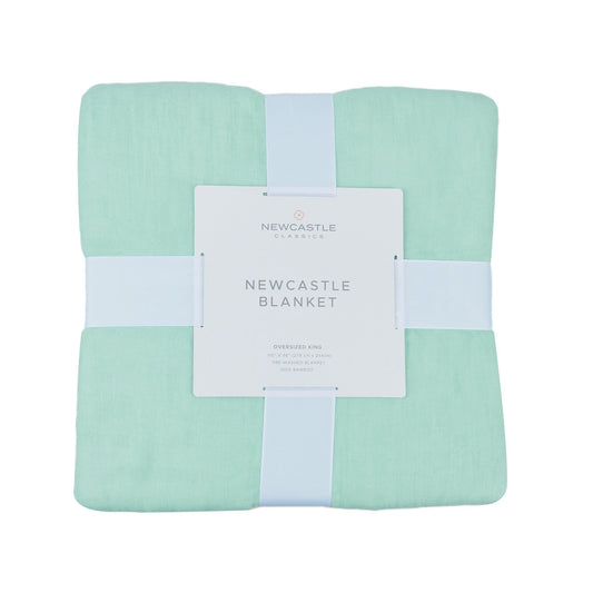 Seafoam Green, King, Bamboo Blanket