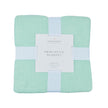Couverture Queen en bambou vert écume de mer