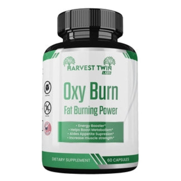Harvest Oxy Burn Fat Burner - Twin Pack of 60 Capsules for Effective Weight Loss