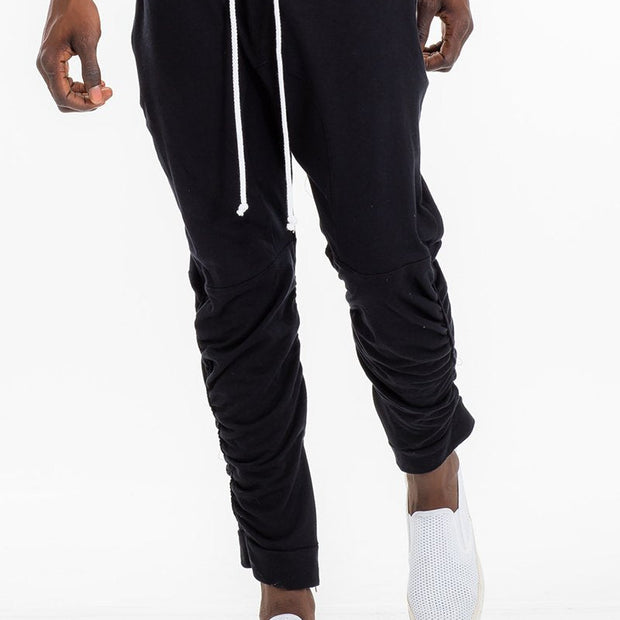 Stylish Ruched Jogger Pants for Men – Elevate Comfort and Fashion Effortlessly