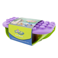 UNiPLAY Soft Building Blocks Storage Shelf Purple