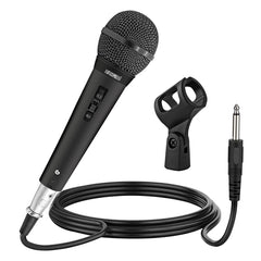 5Core XLR Microphone Dynamic Mic Karaoke Singing Studio Mics Handheld