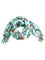 Paisley Pattern Garden Landscape Design Scarf