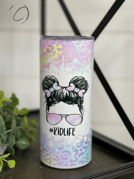 Pastel Leopard Kids Tumbler