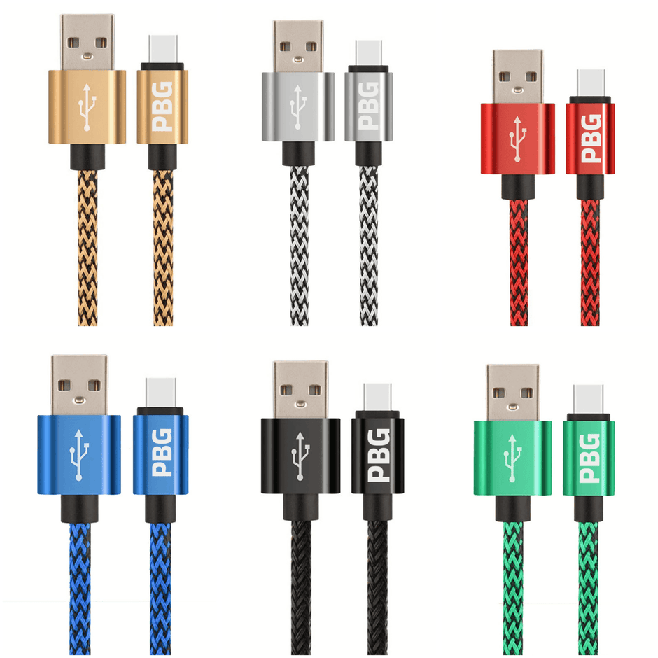 Cable de carga tipo C PBG XL de 10 pies