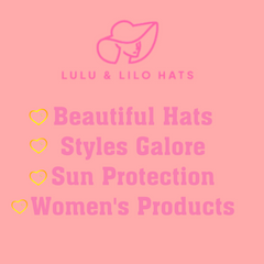 Lulu & Lilo Women's Sun hat with Bowtie Ribbon Collection