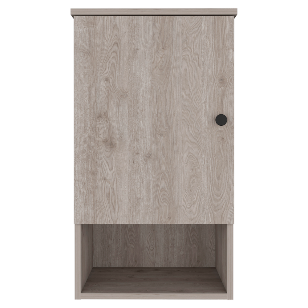 Medicine Cabinet, Two Internal Shelves, Light Gray Finish