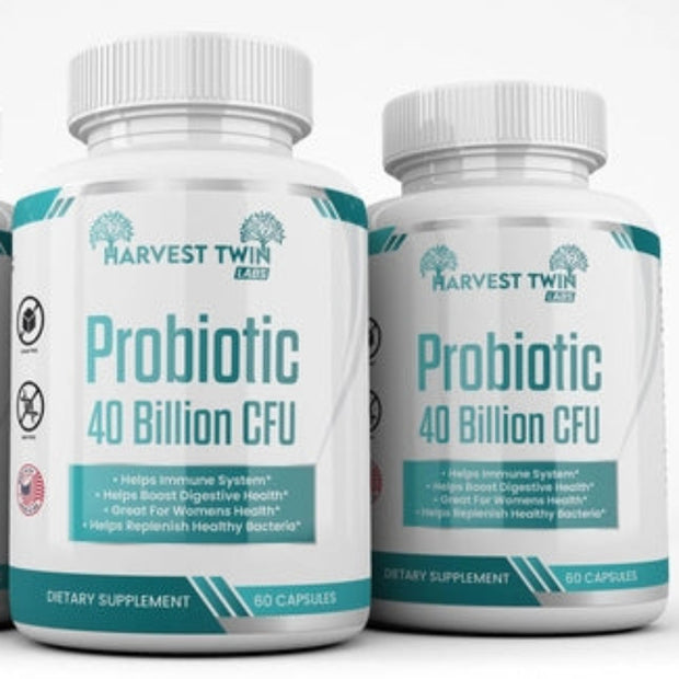 Harvest Twin Labs Probiotic 40 Billion CFU Dietary Supplement – 60 Capsules