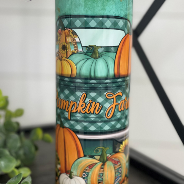 Pumpkin Truck Tumbler