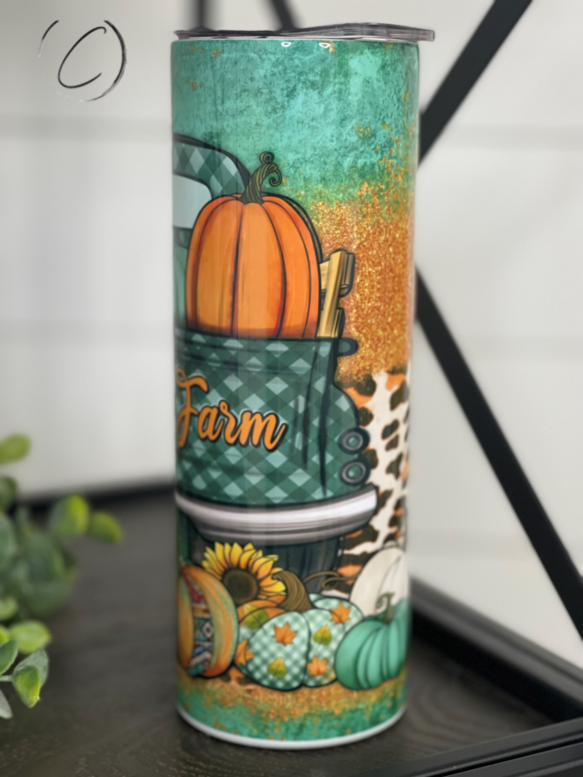 Vaso rústico de calabaza para camión