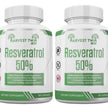 Harvest Twin Labs Resveratrol 50% Dietary Supplement – Antioxidant Support Capsules (60 Capsules)