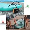 WESTTUNE Rechargeable Portable Electric Air Pump with Inflation, Deflation, LED Display and Nozzle Set