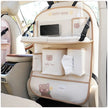 Car Seat Back Organizer Rear Hanging Storage Bag with Table Tray