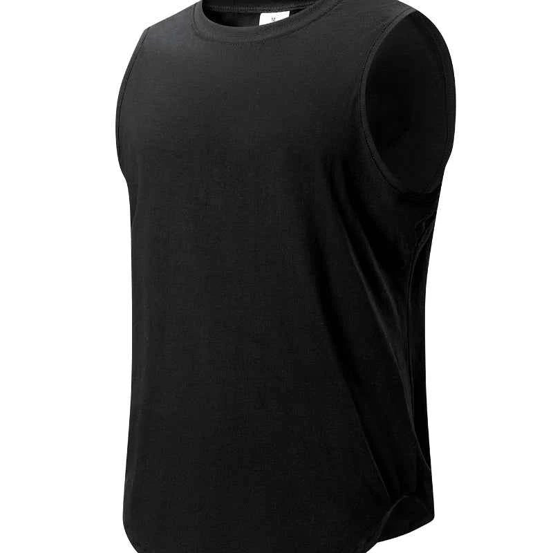 BEVAMA Men's Sleeveless Athletic Tank Top – Moisture-Wicking (White, Blue, Grey, Black, Navy)