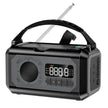 STONEGO 12000mAh Solar Hand Crank Emergency Radio – Dual Solar Panels, AM/FM NOAA & Reading Light