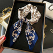 2025 New Fashion 70X70cmPrinted Women's Scarf Pashmina Silk Scarf Square Shawl Decorative Headband Neck Luxury Design Bandana