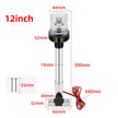 12V/24V Waterproof LED Marine Boat Navigation Light 180° Rotating Sailing Anchor Light