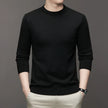 Men’s Classic Crewneck Knit Pullover Sweater – Long Sleeve Solid Color Casual Knitwear