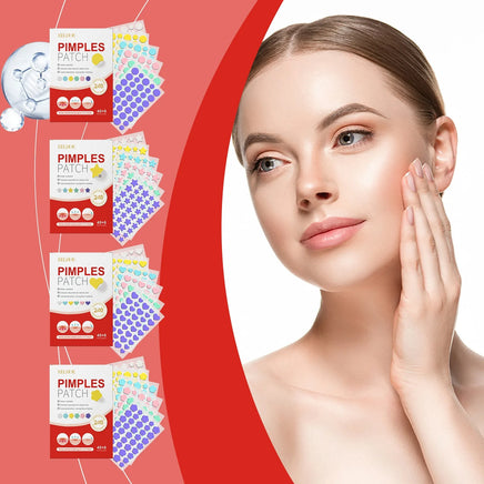 240-Piece Heart & Star Pimple Patches – Acne Dots for Blemish Coverage