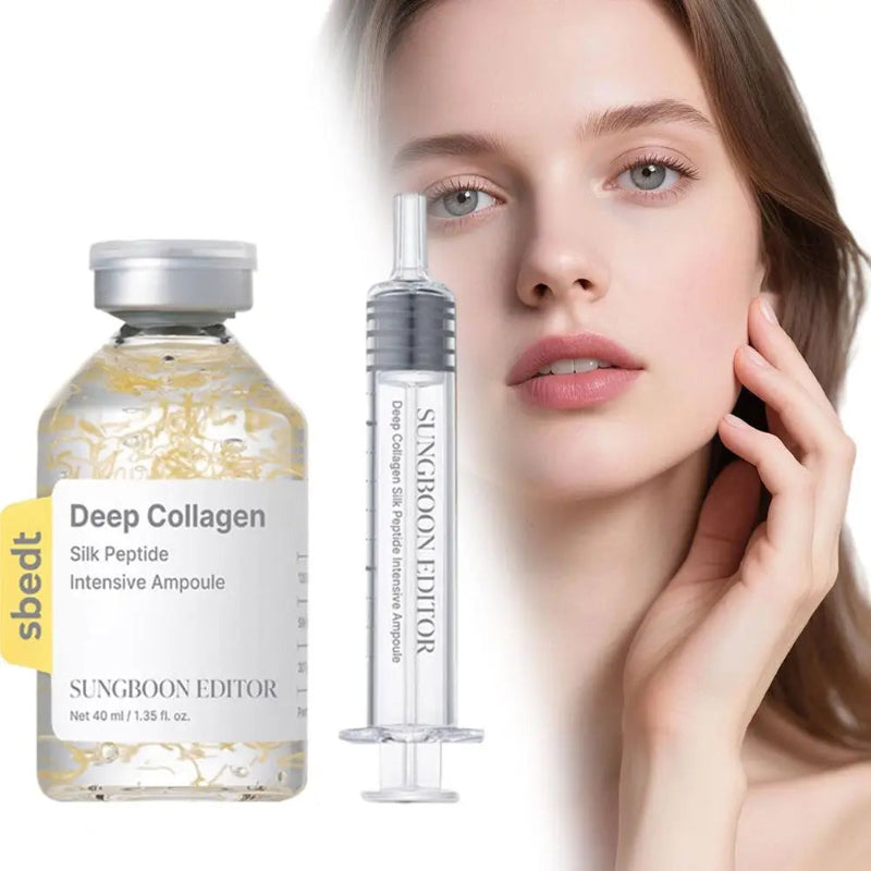SUNGBOON EDITOR Deep Collagen Silk Peptide Intensive Ampoule Set with Precision Applicator