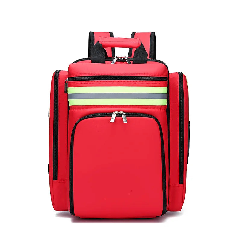 Large-Capacity Emergency First Aid Organizer Backpack with Classified Storage