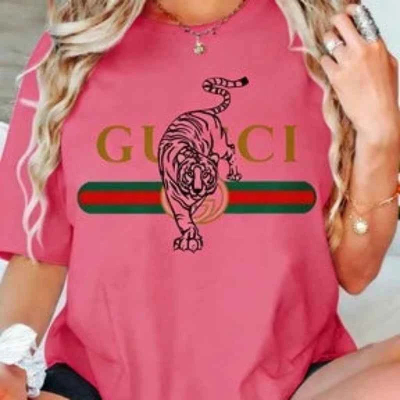 Gucci Tiger Graphic T-shirt – Stylish Casual Wear for Women