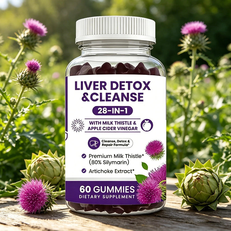 Liver Cleanse & Detox Gummies – Digestion, Immunity & Metabolism Support