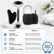 Stainless Steel Facial Roller Gua Sha Board Set with Ice Face Roller Mold Skin Care Massage Tools