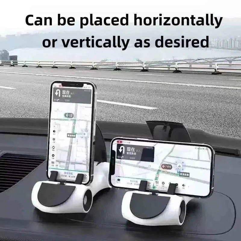 Multi Angle Car Dashboard Phone Holder | Stable Horizontal Vertical Mobile Stand for All Smartphones