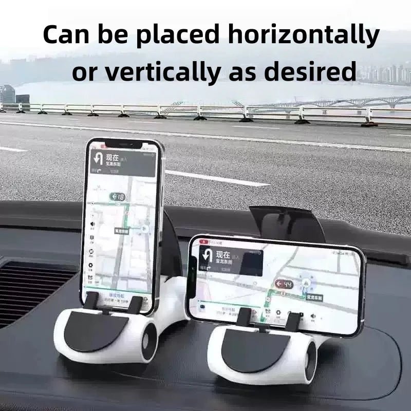 Multi Angle Car Dashboard Phone Holder | Stable Horizontal Vertical Mobile Stand for All Smartphones
