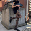 Lace Tights Hosiery | Soft, Stretchable, Floral Design
