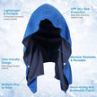 Cooling Hoodie Towel UPF50+ Sun Protection – Quick Drying Cooling Head & Neck Wrap for Sports, Gym & Outdoor Activities