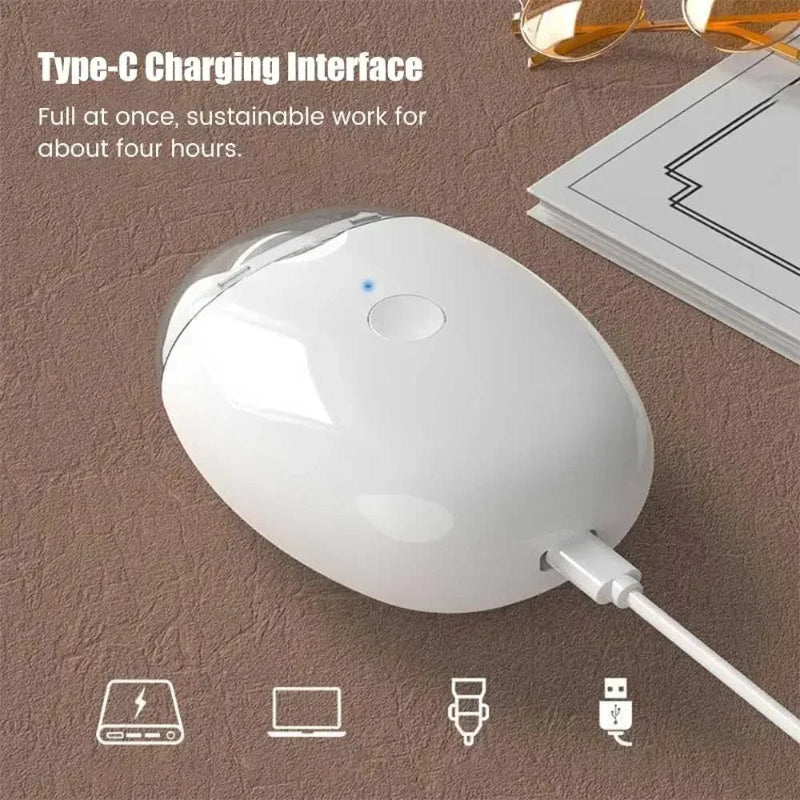 Electric Nail Cutter – White Nail Trimming Device