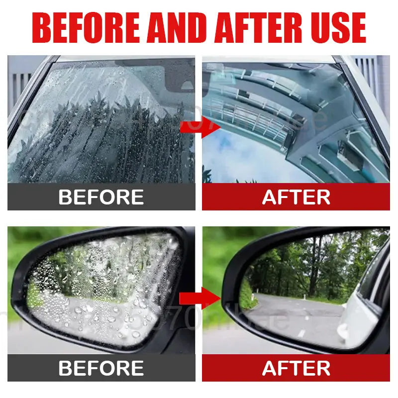 Car Glass Anti-Rain Water Repellent Spray Nano Hydrophobic Coating