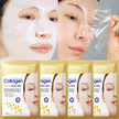 SADOER 10pcs Korean Collagen Facial Mask Anti Wrinkle Anti Aging Moisturizing Brightening Skin Care Mask