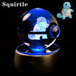 Pokémon 3D Crystal Ball LED Night Light with Color-Changing Base