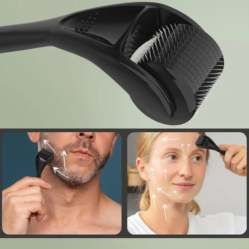Ice Facial Roller Tool Skin Care Beauty Set with Micro Needle Facial Roller for Face & Beard Care