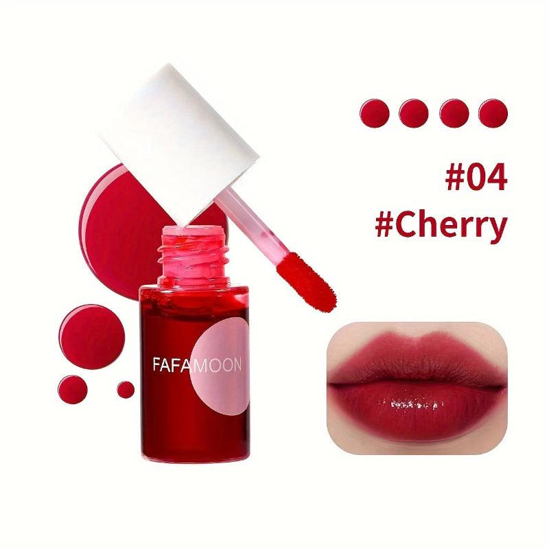 Fruity Lip Tint Water Gloss – Moisturizing Waterproof Liquid Lipstick with High Pigment Long-Lasting Color